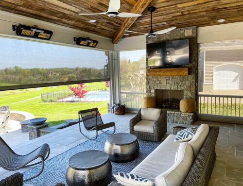 Enjoy Your Patio Even in Winter with Motorized Screens from Sunrooms and More in Edmond